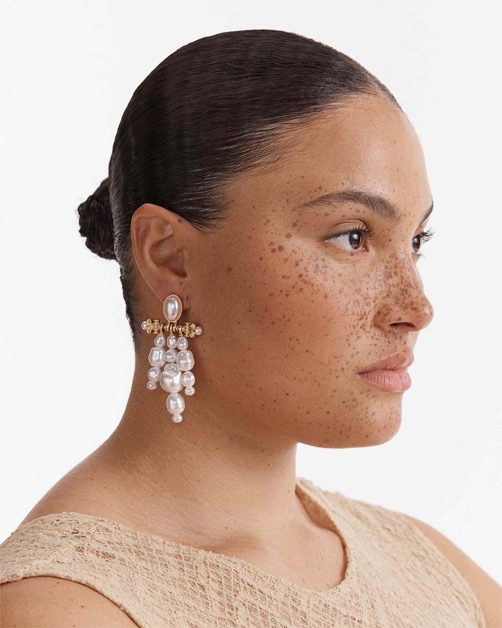 Goddess Pearl Earrings