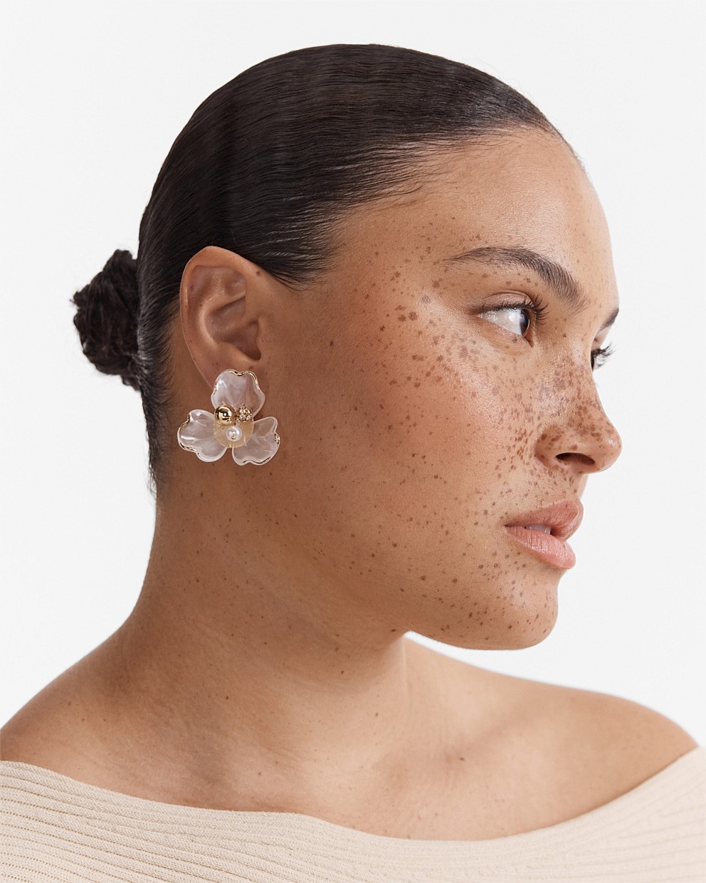 Floweret Stud Earrings