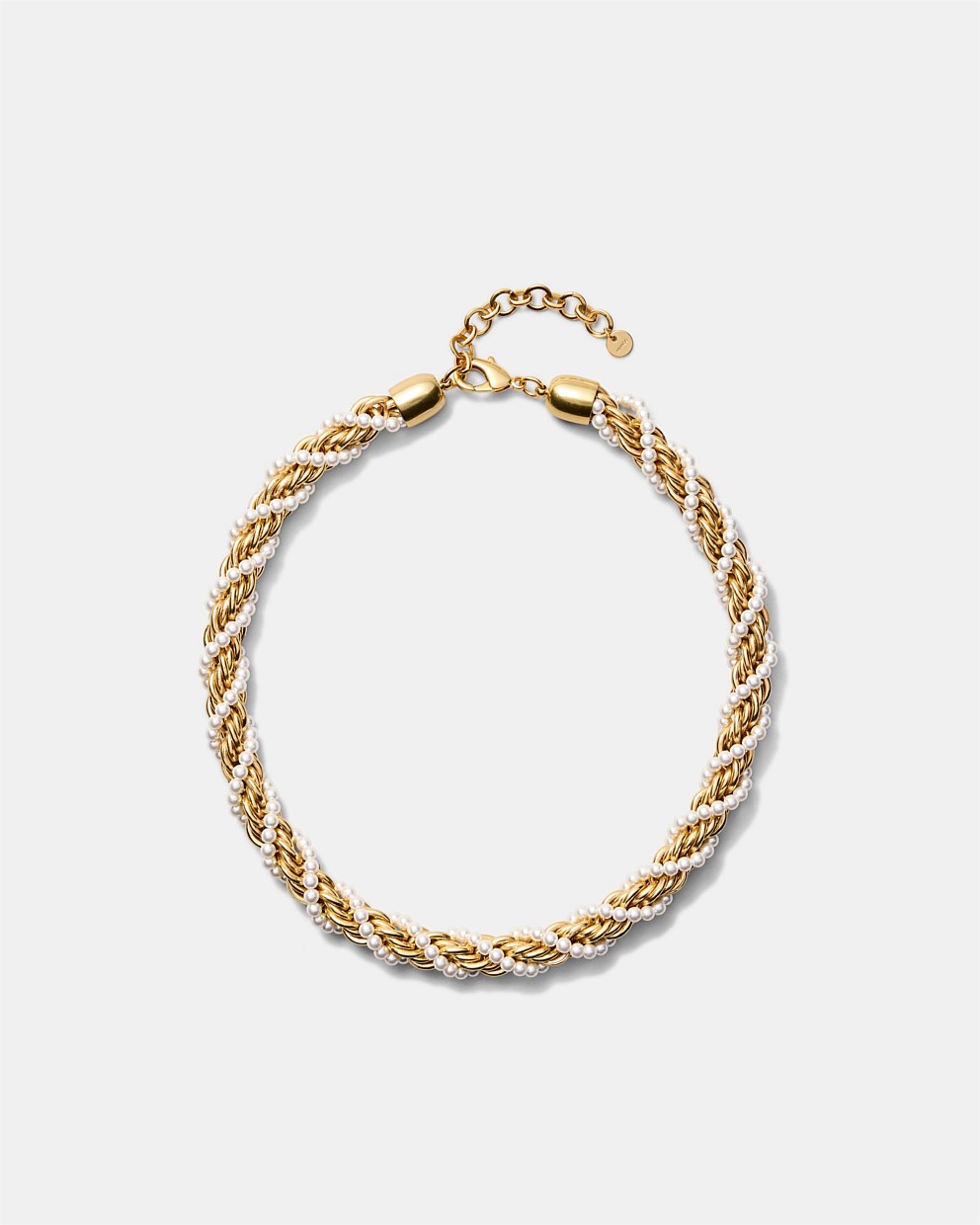 Weave Pearl Necklace