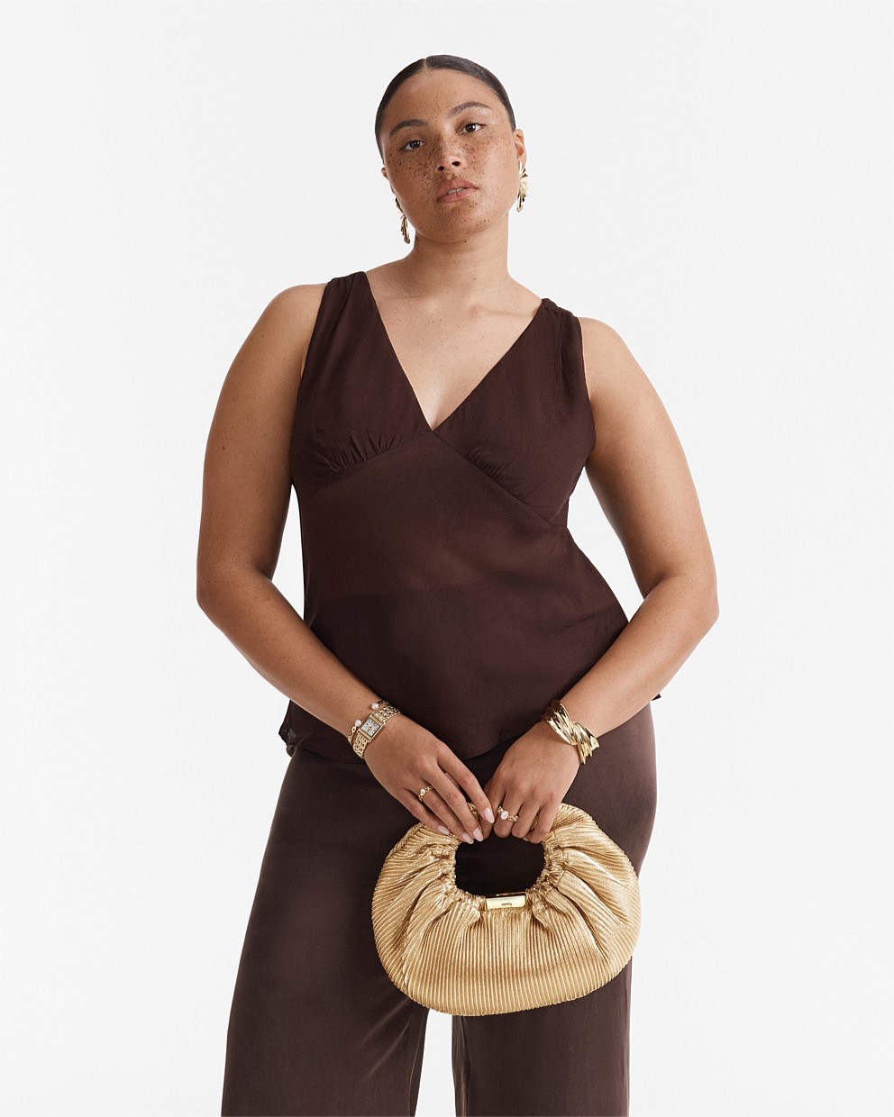 Bianca Pleated Grab Bag