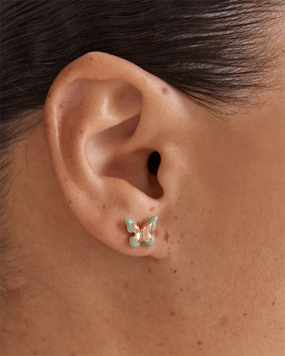 Butterfly Enamel Earrings