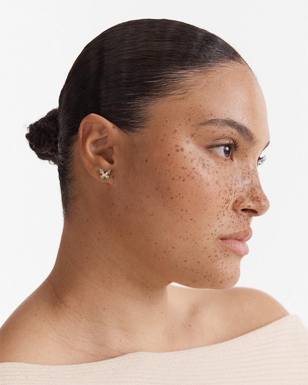 Butterfly Enamel Earrings