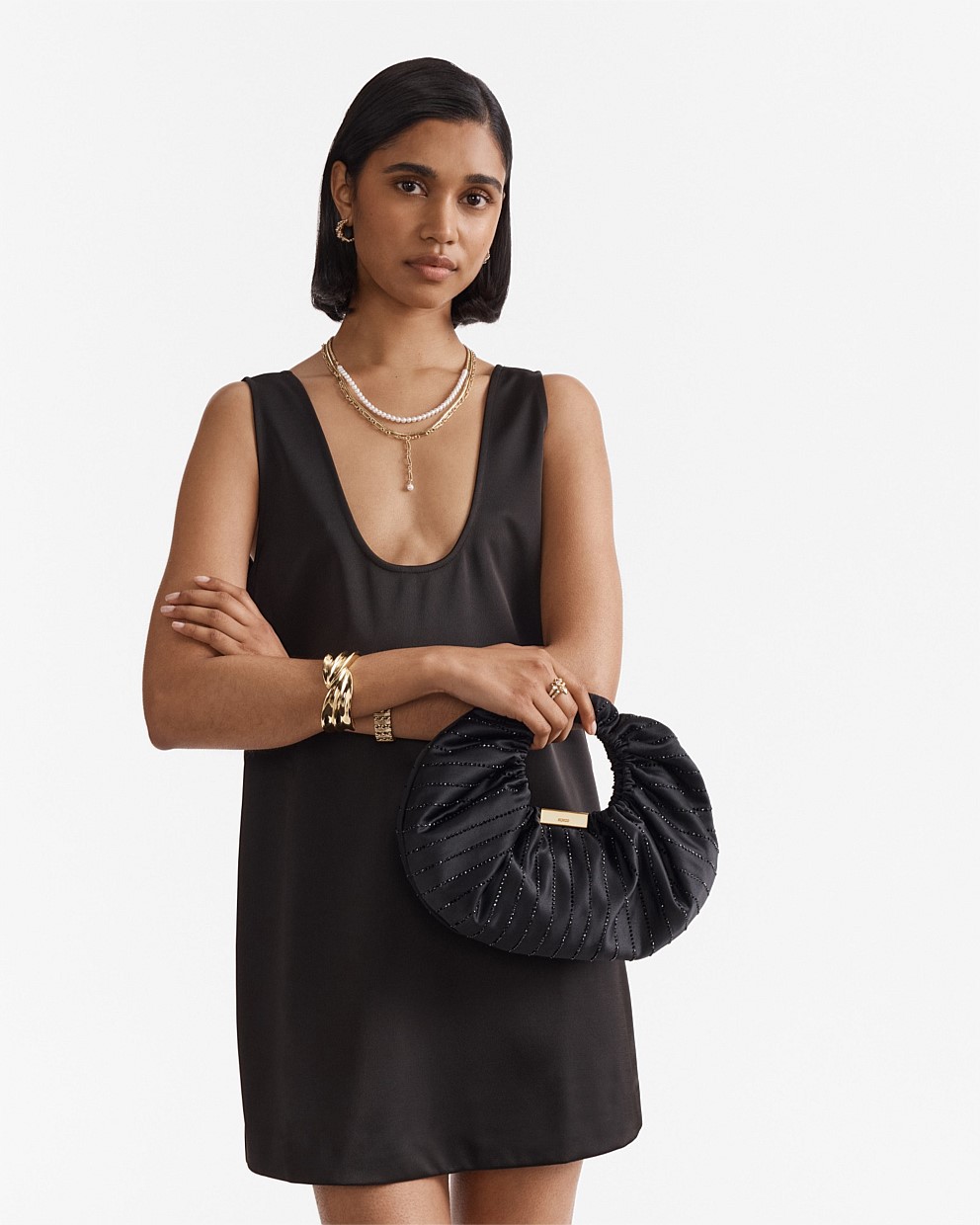 Bianca Rouched Grab Bag