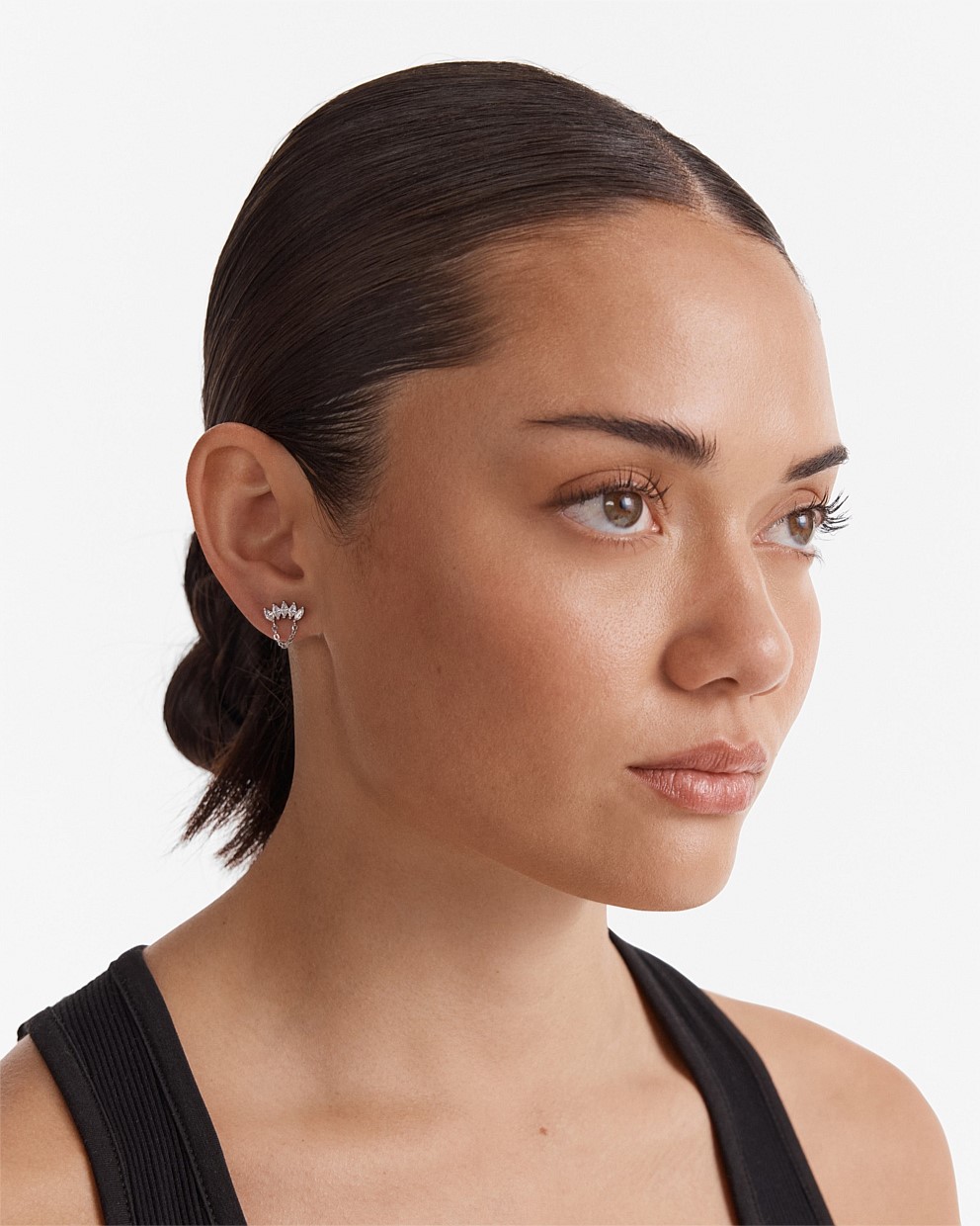 Flock Chain Stud Earrings