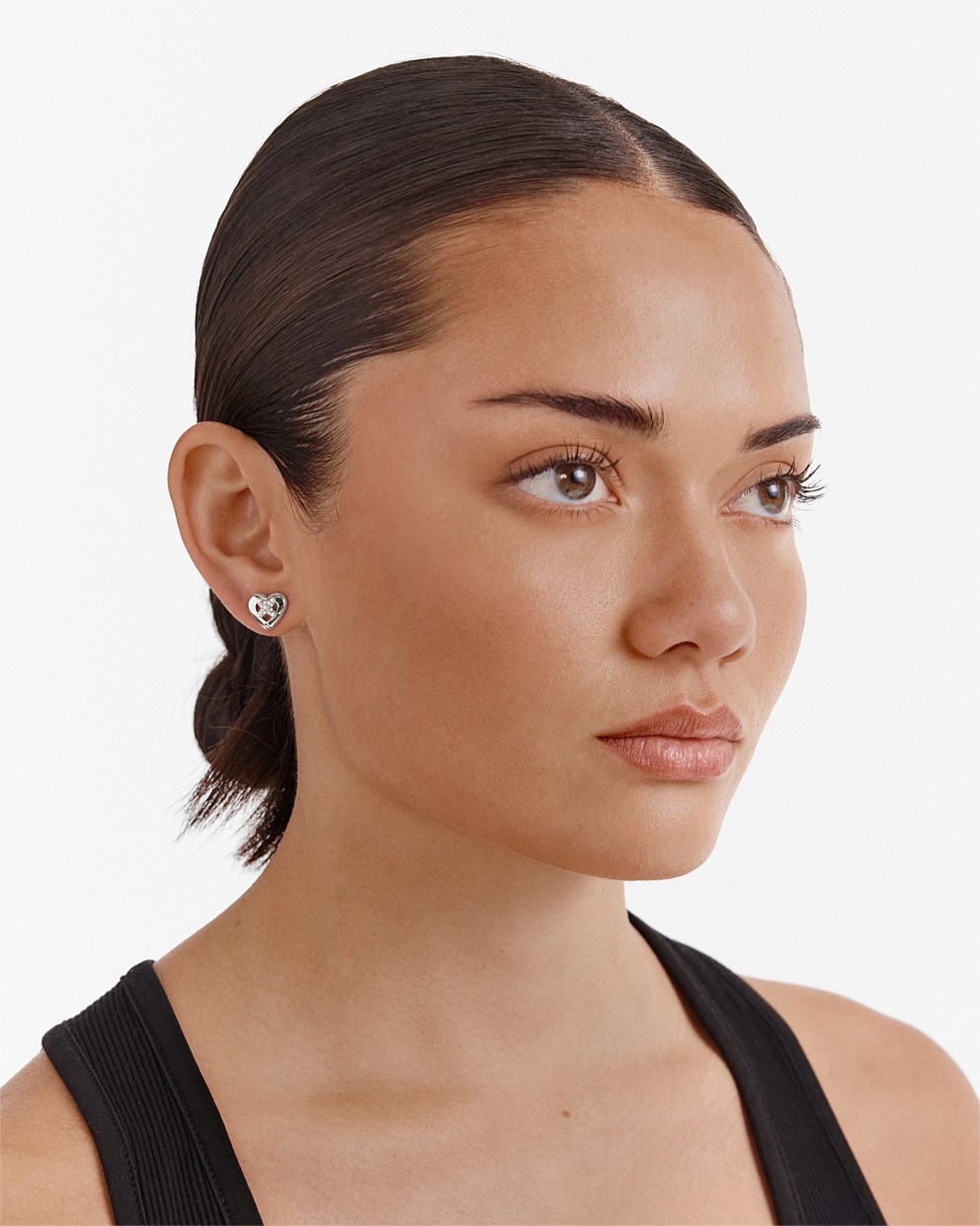 Classic Heart Stud Earrings