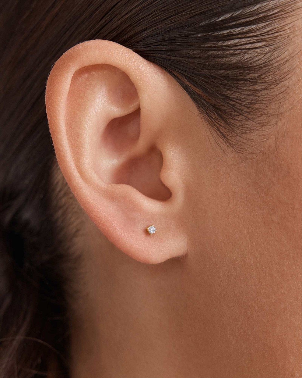 Cubic Zirconia Stud Earrings Set