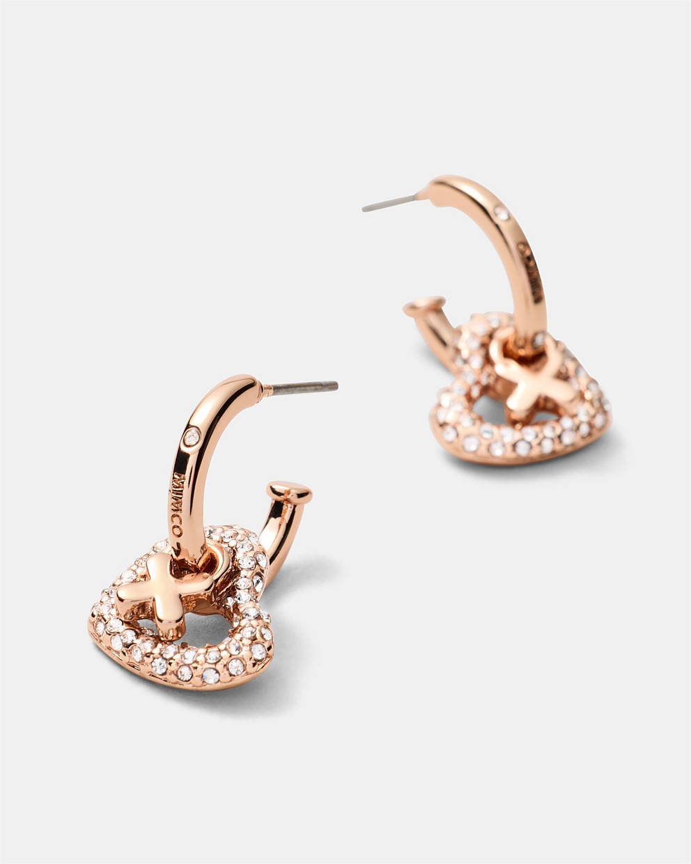 Encanto Heart Hoop Earrings