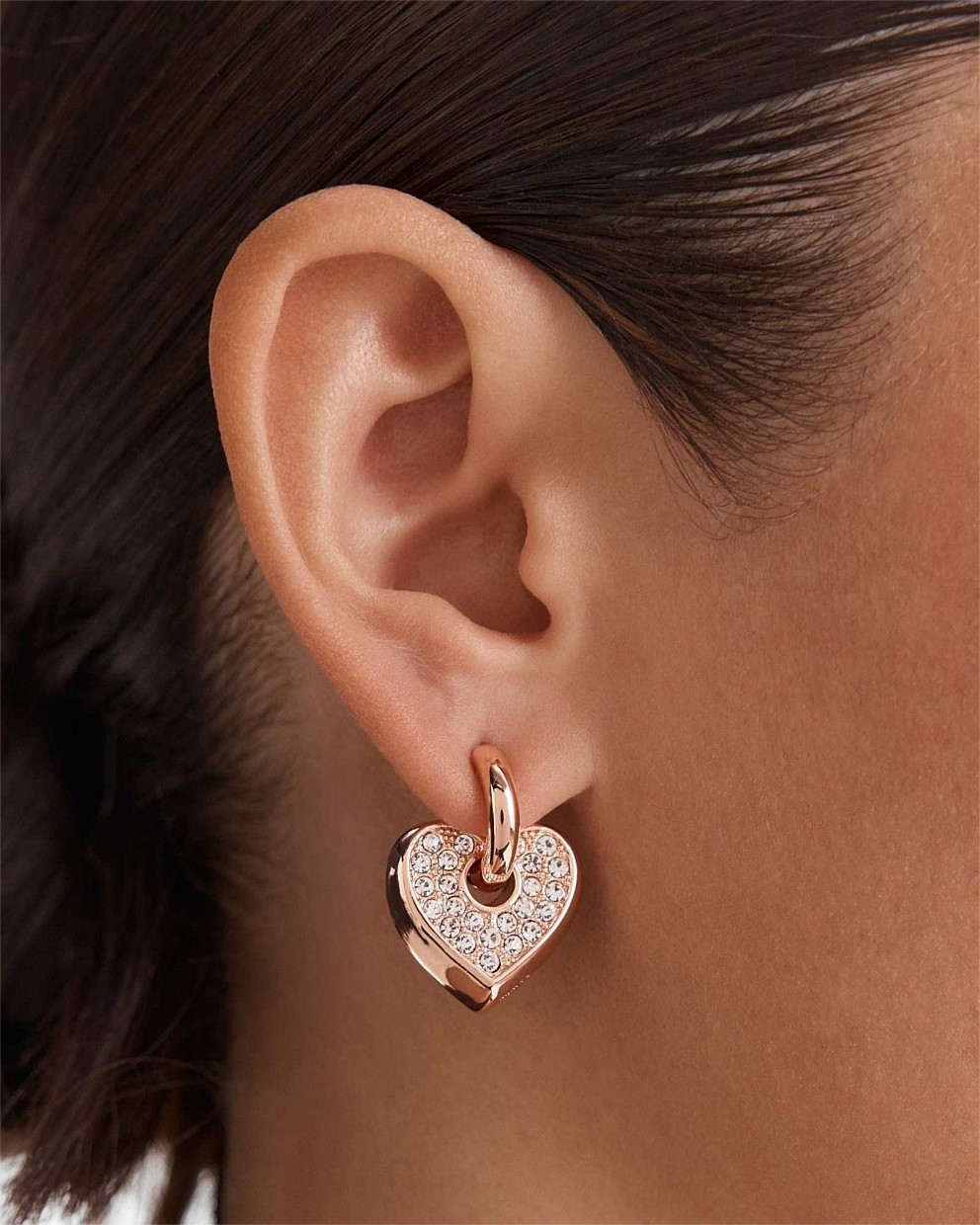 Lovely Charm Hoop Earrings