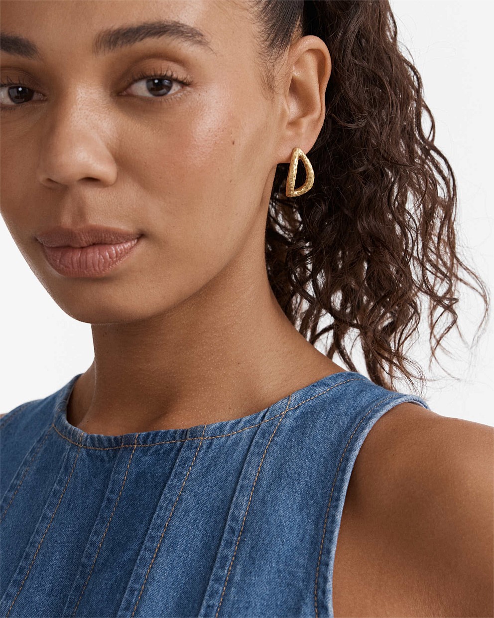 Gilded Hoop Earrings
