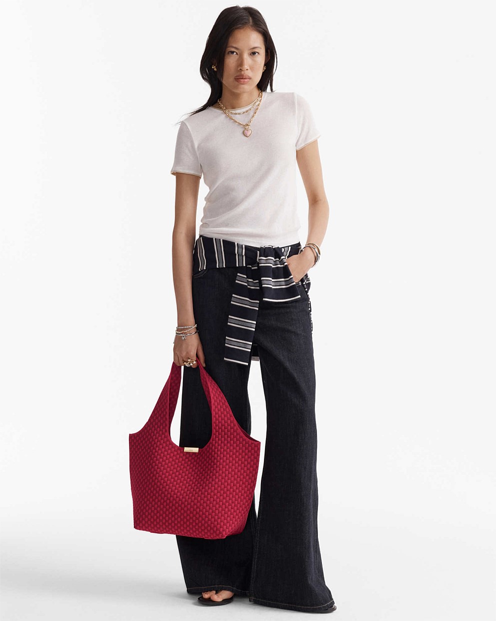 Amelie Basket Tote Bag