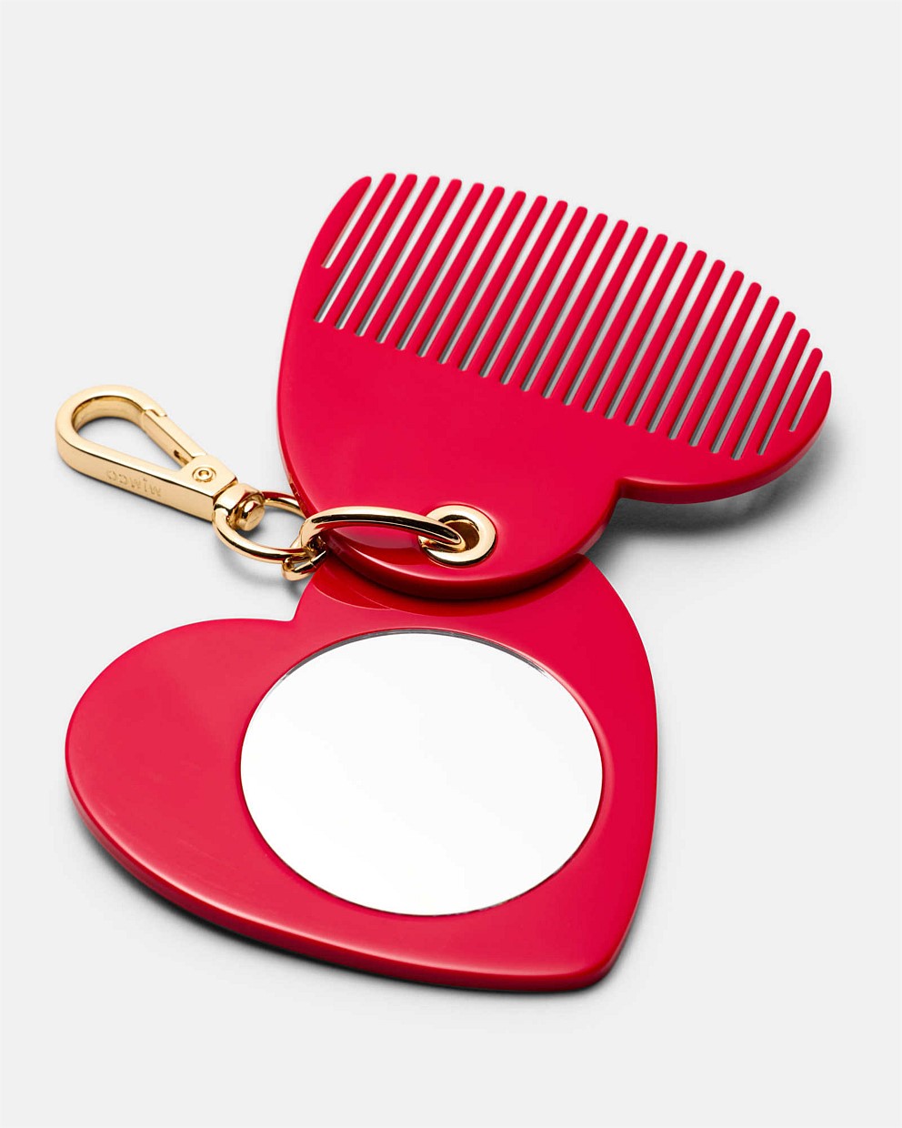 Heart Hair Comb Mirror