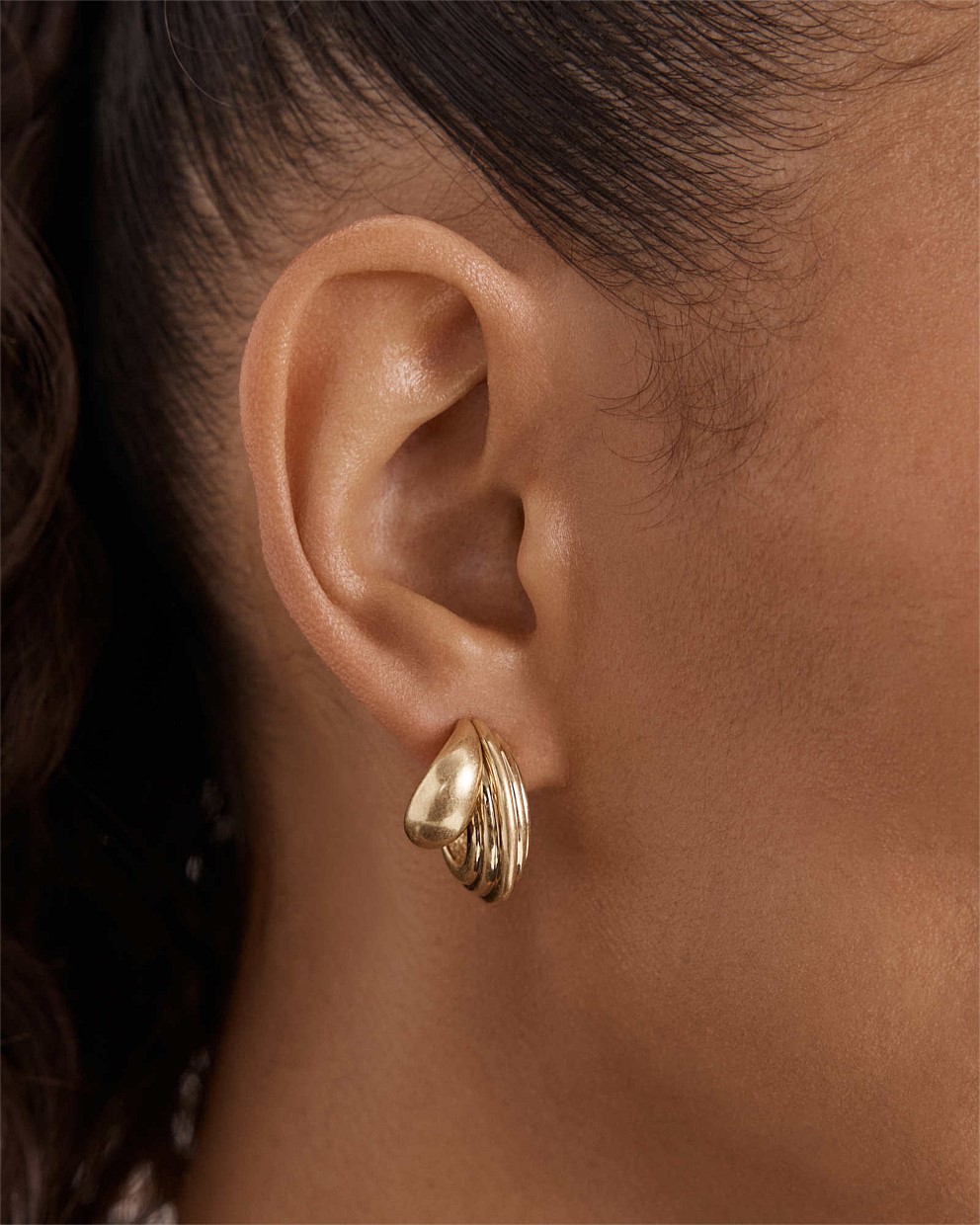 Deux Hoop Earrings