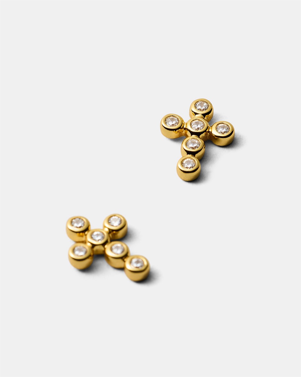 Faith Cross Stud Earrings
