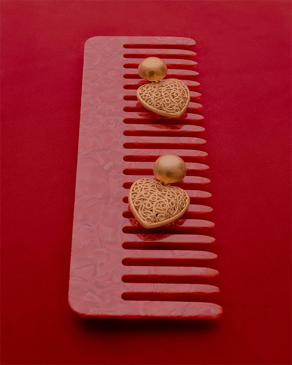 Fond Heart Drop Earrings