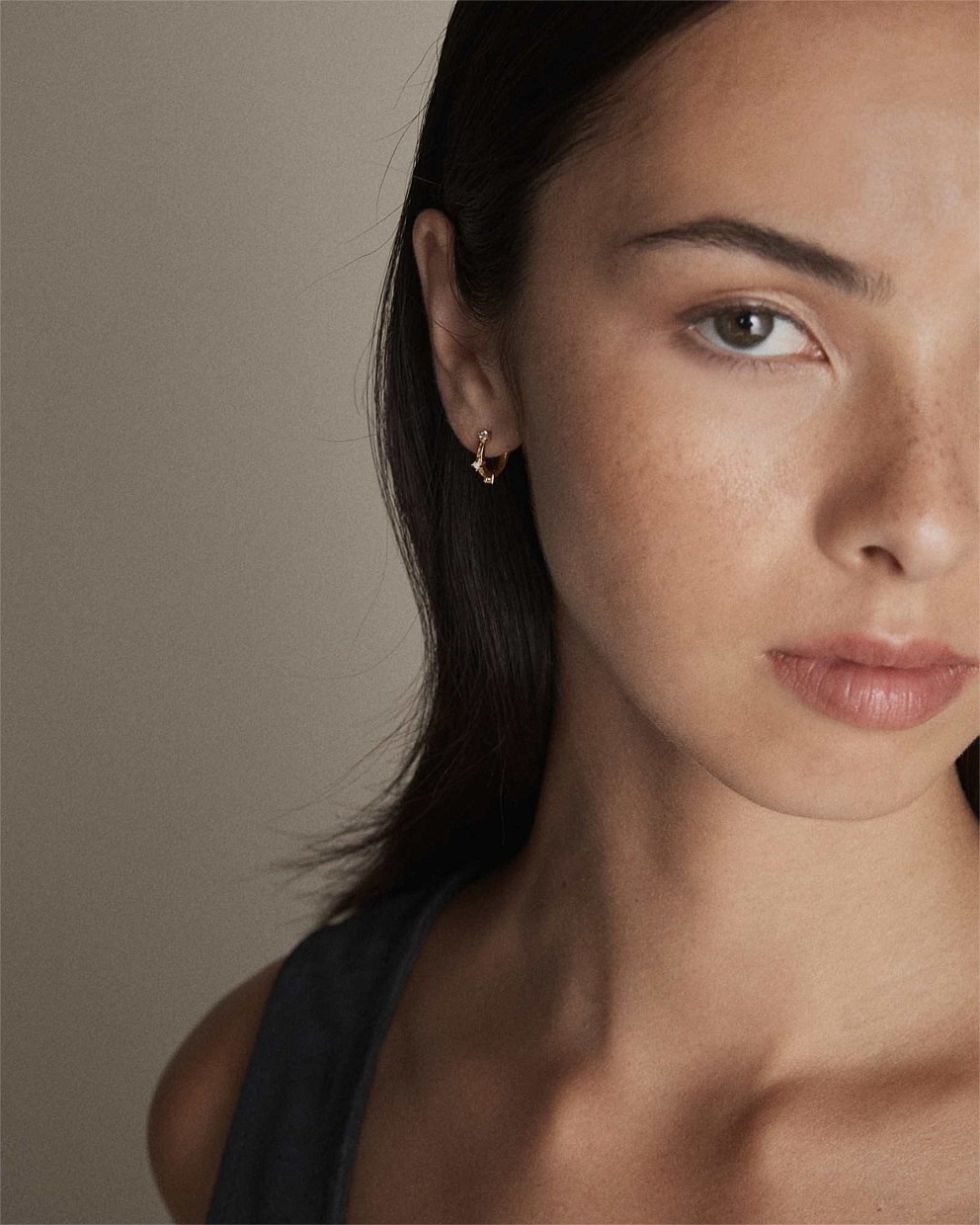 Opalescent Hoop Earrings