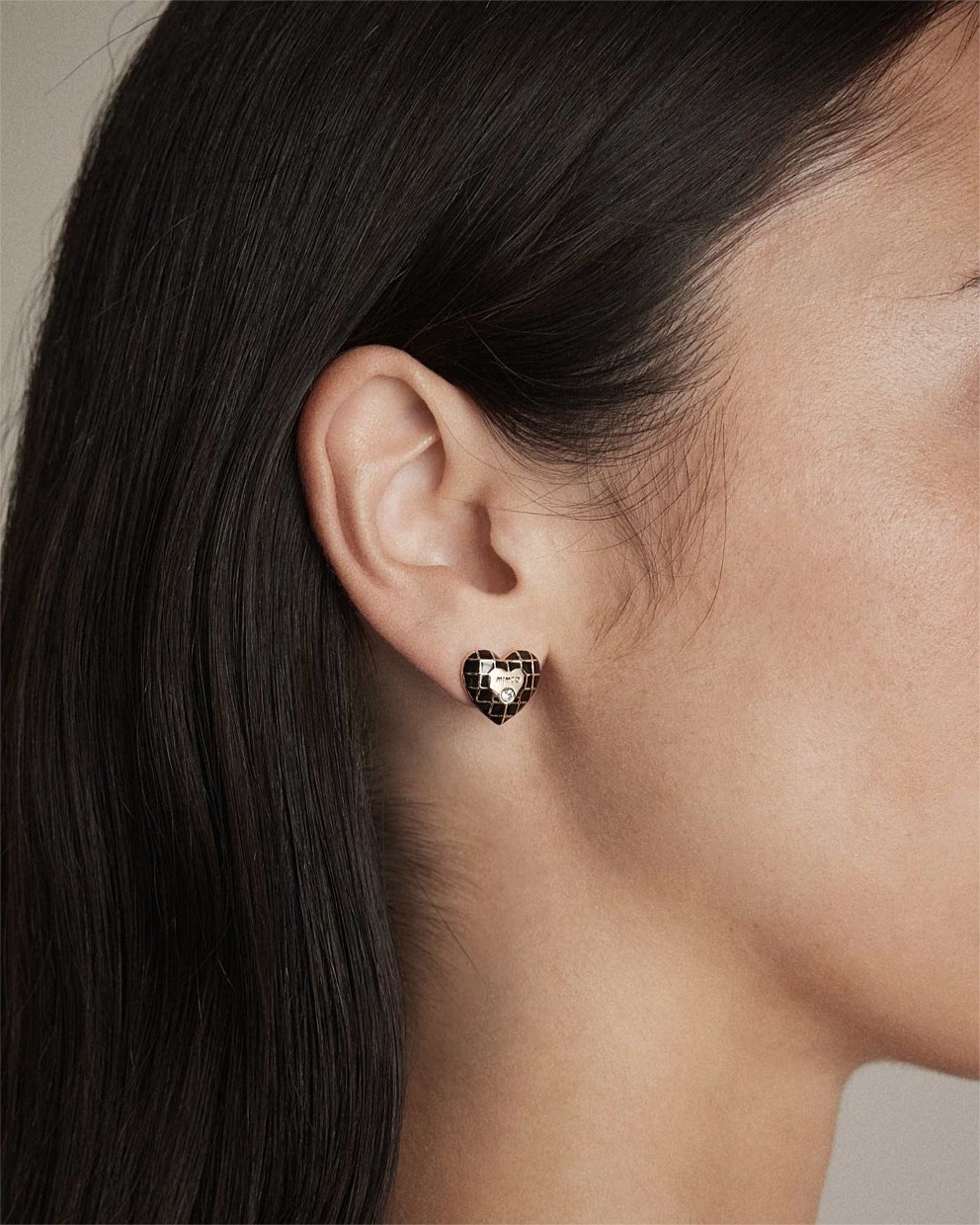 Dylan Heart Stud Earrings