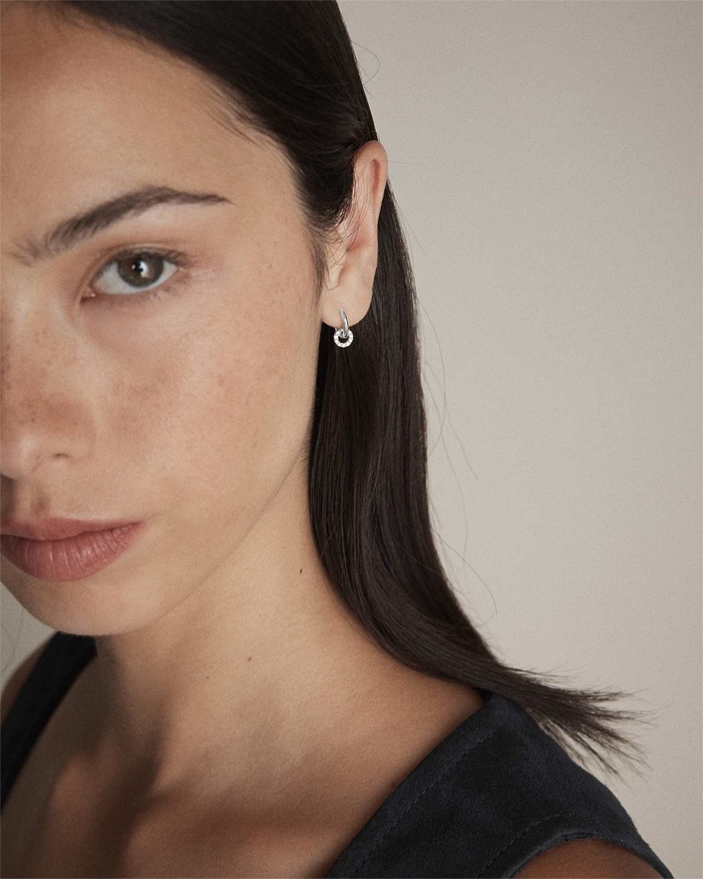 Nimbus Charm Hoop Earrings