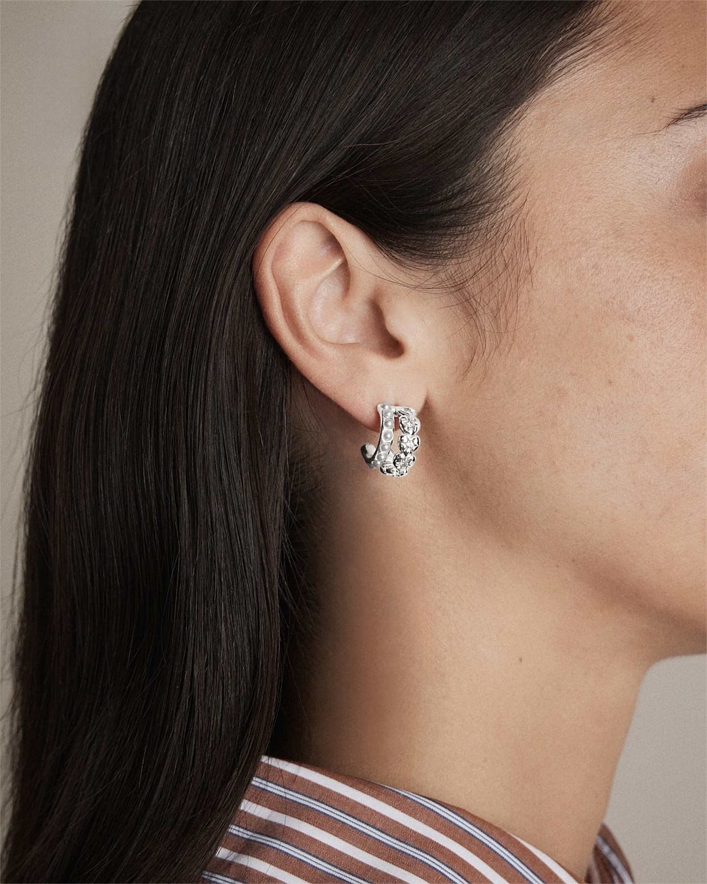 Westlyn Heart Duo Hoop Earrings