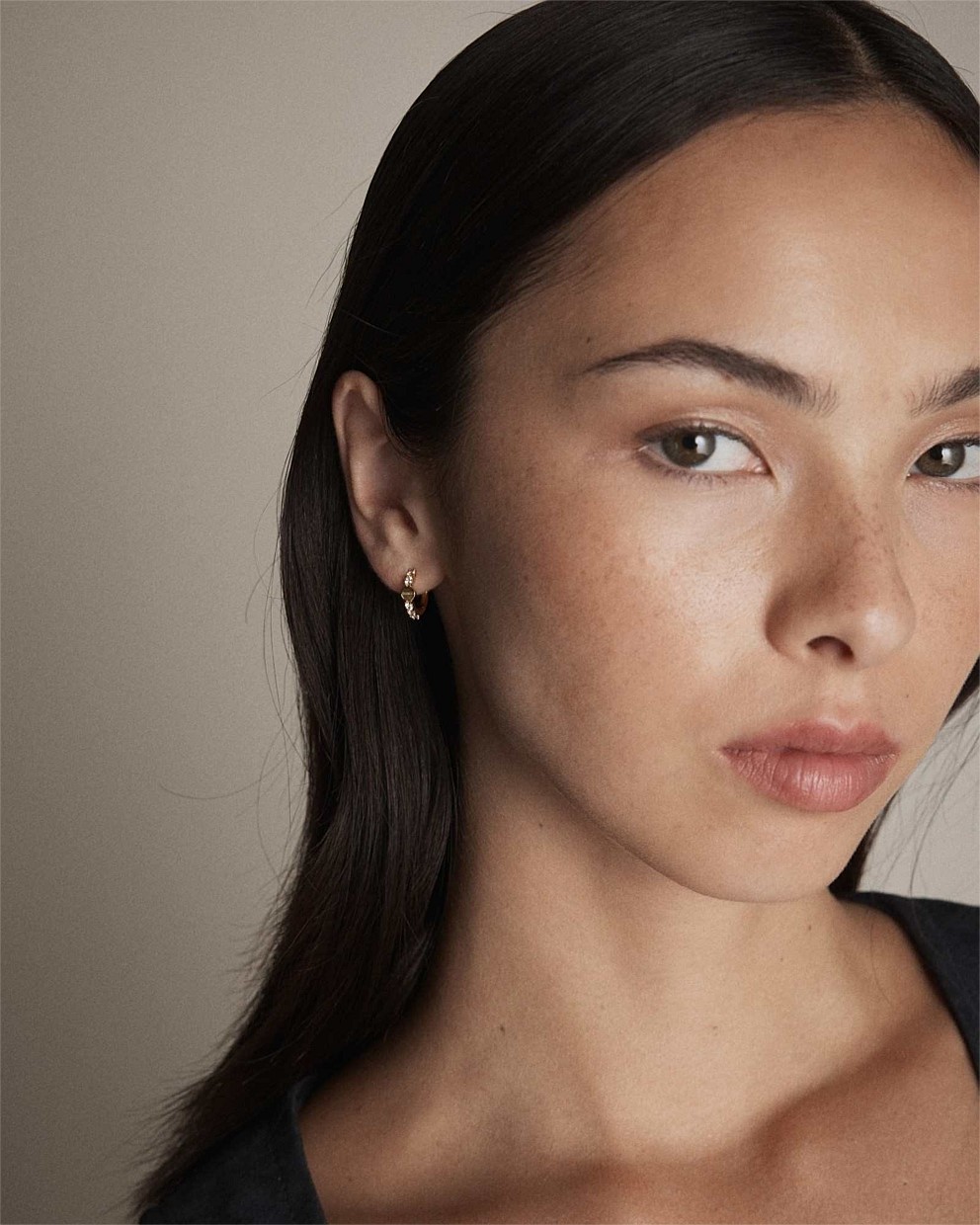 Nimbus Huggie Hoop Earrings