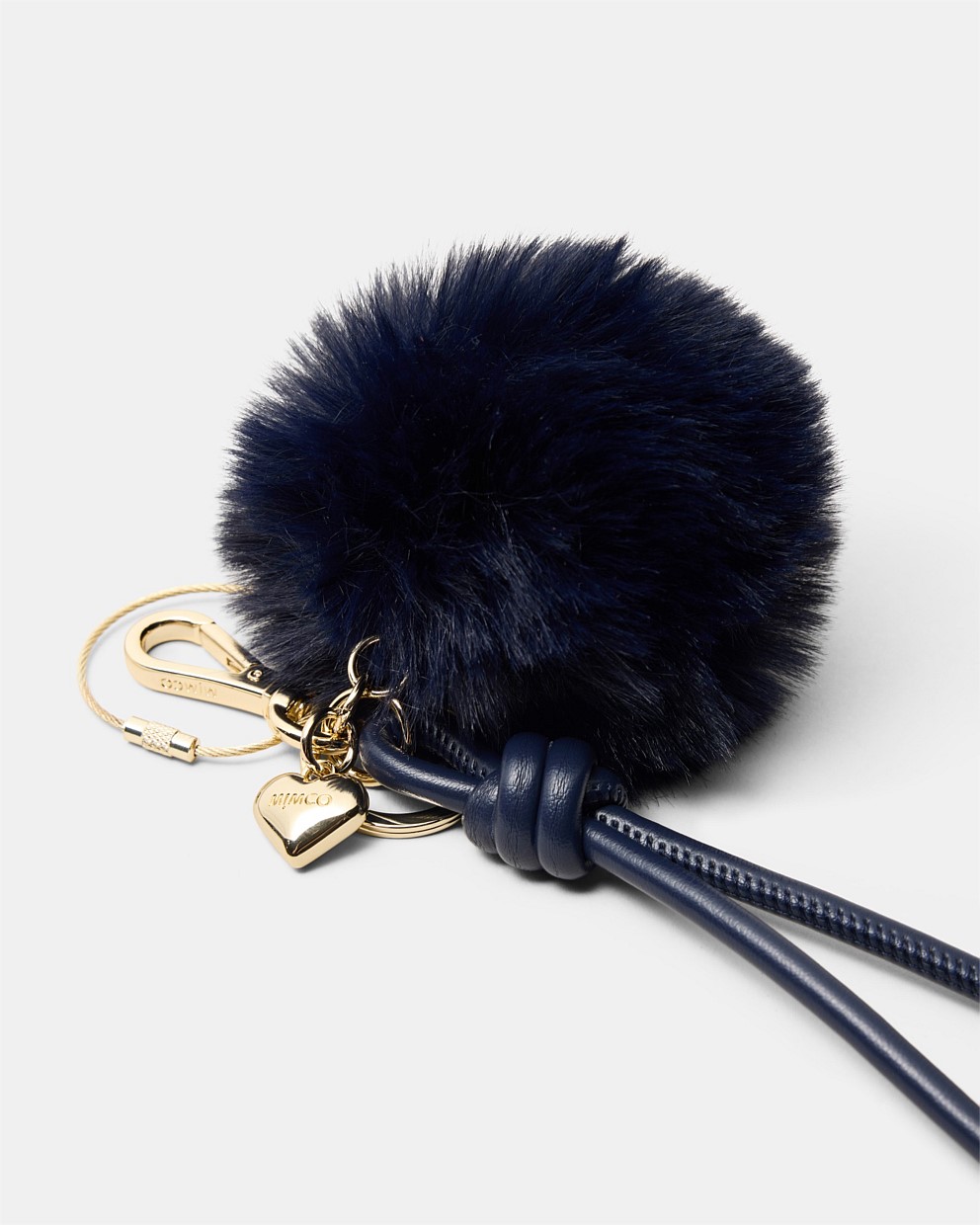 Fluffy Knot Bag Charm