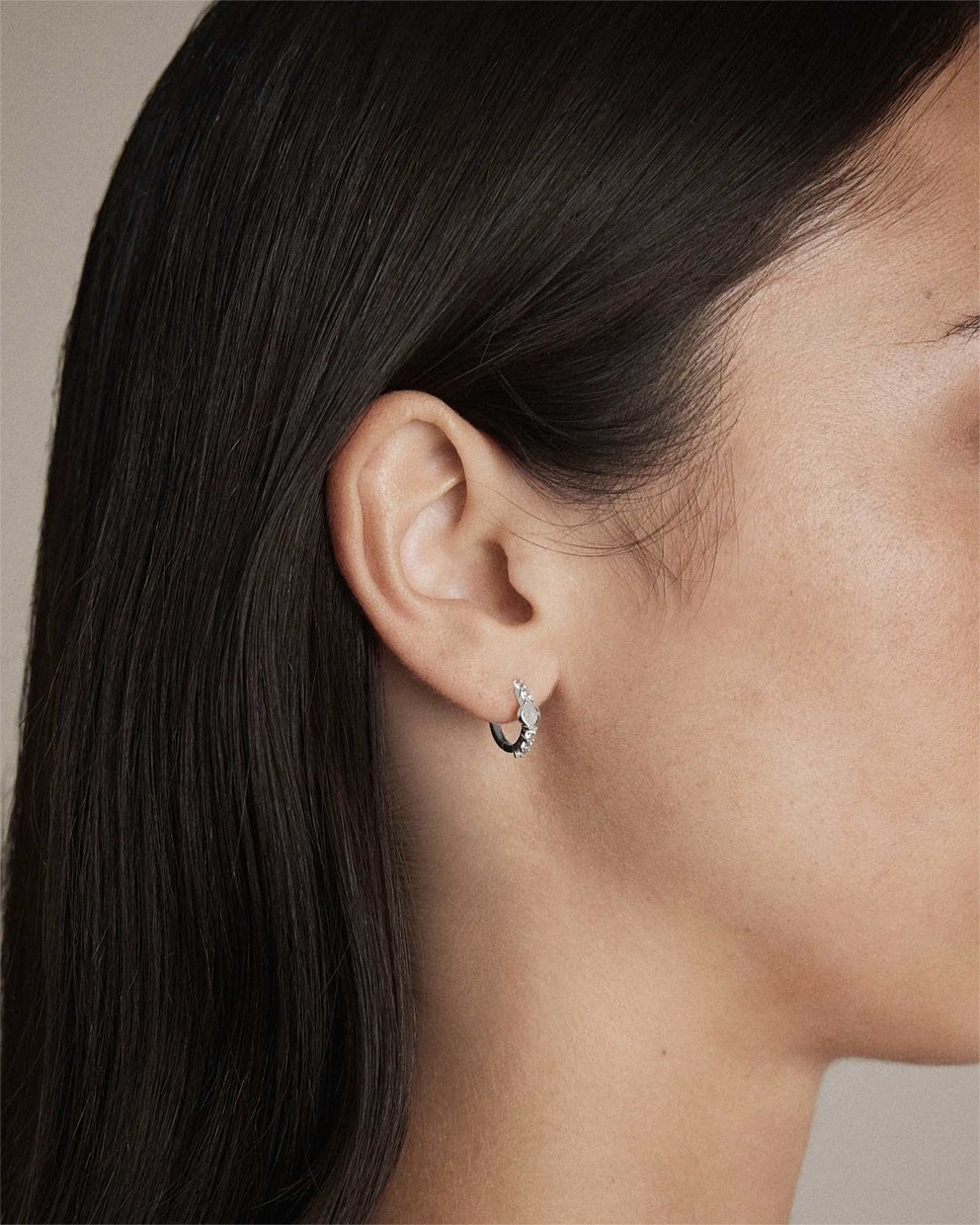 Nimbus Huggie Hoop Earrings