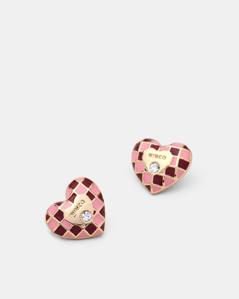 Dylan Heart Stud Earrings