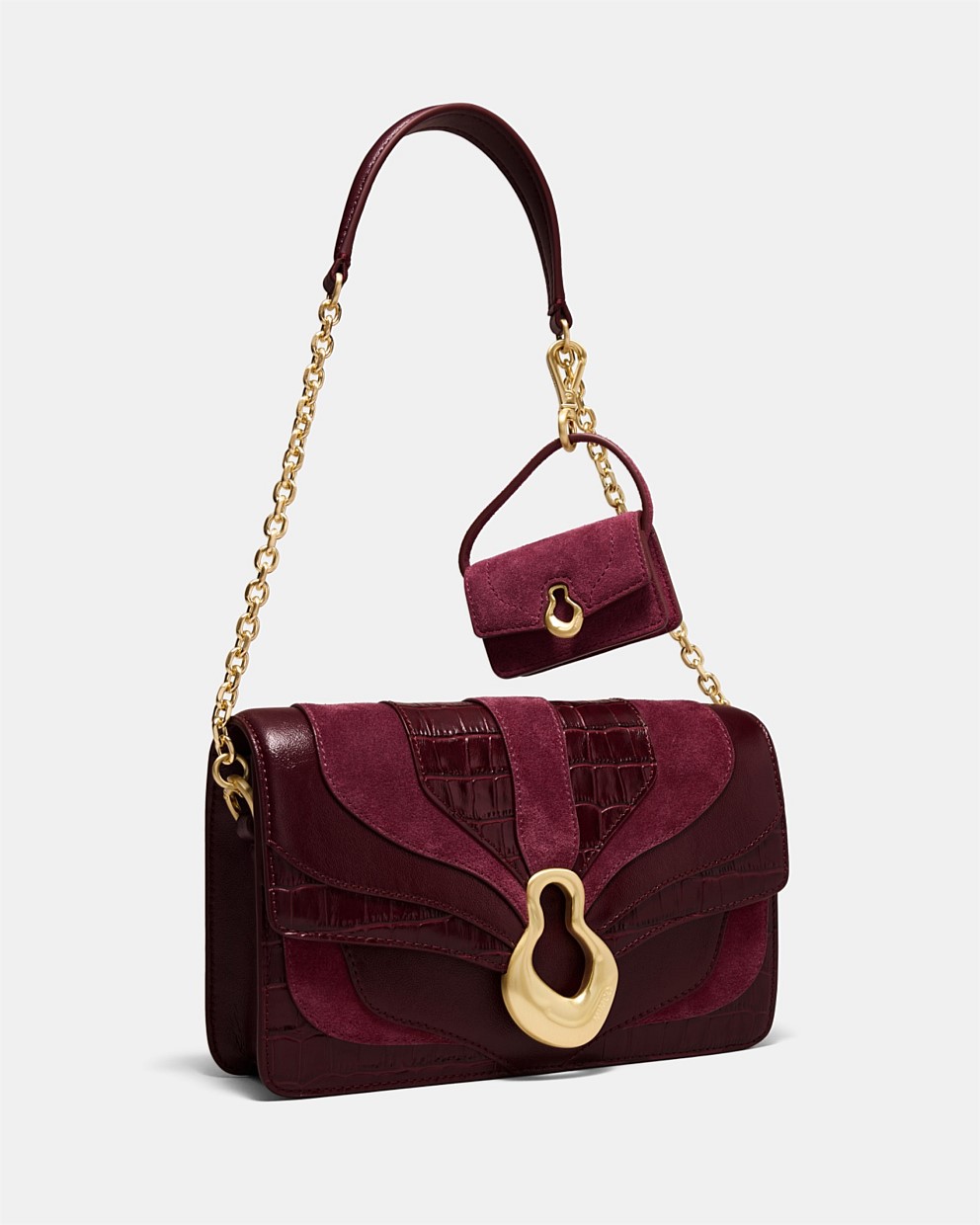 Shield Mini Bag Charm