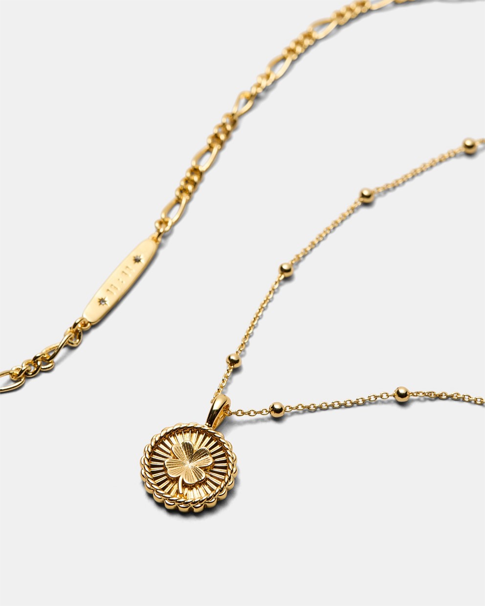 Lucky Coin Duo Necklace