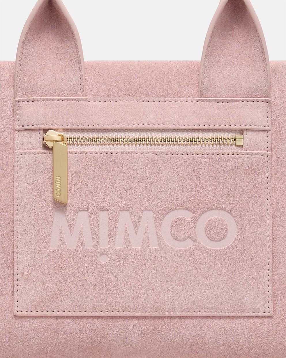 Patch Leather Mini Tote Bag