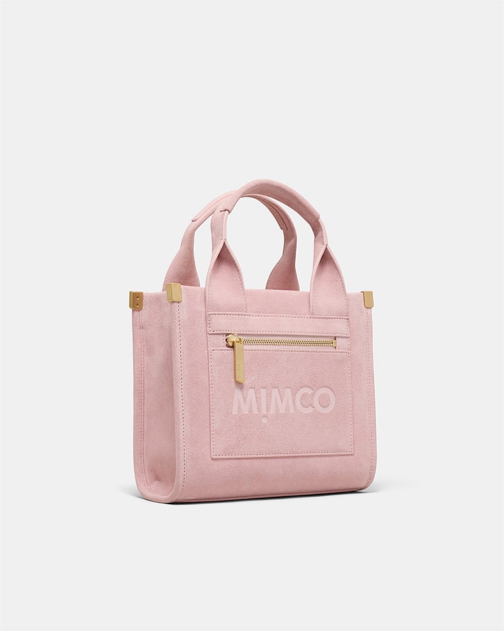Patch Leather Mini Tote Bag