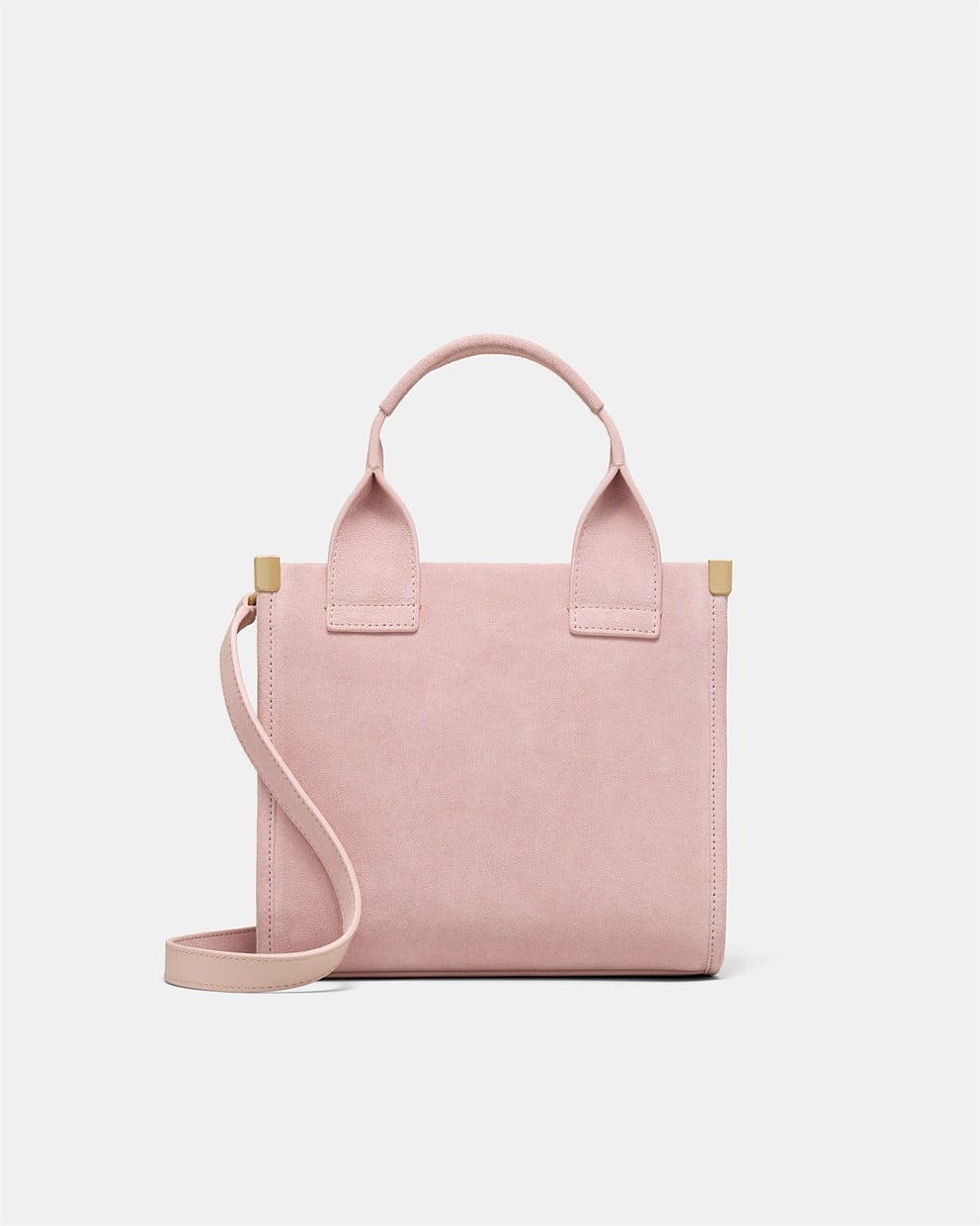 Patch Leather Mini Tote Bag