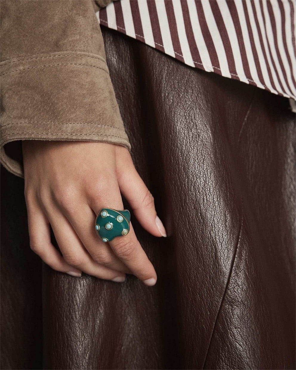 Polka Heart Ring
