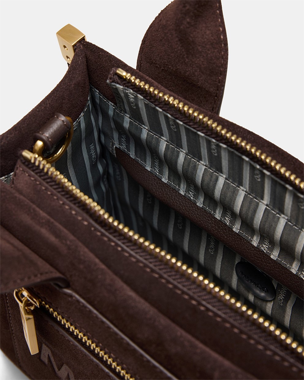 Patch Leather Mini Tote Bag