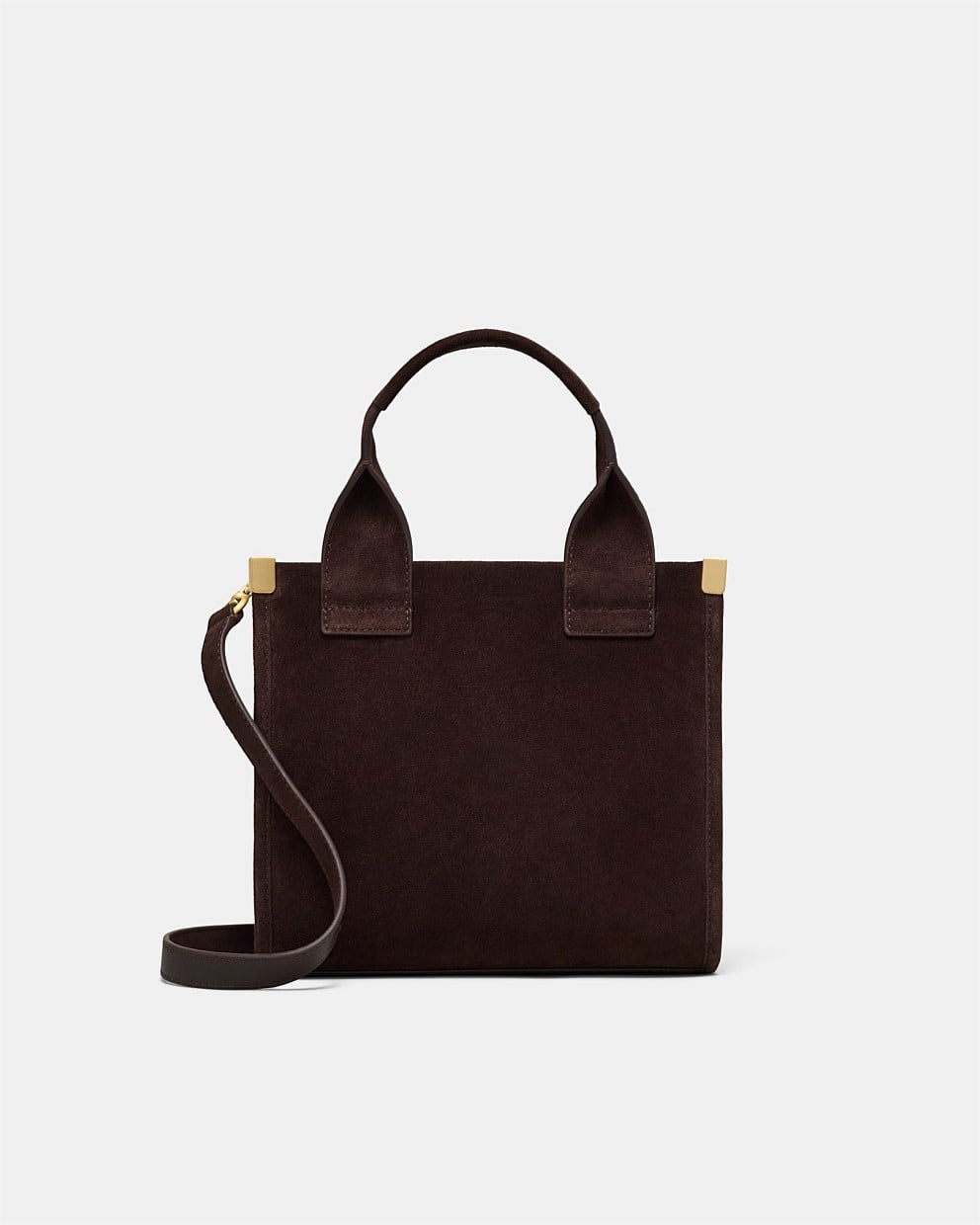 Patch Leather Mini Tote Bag