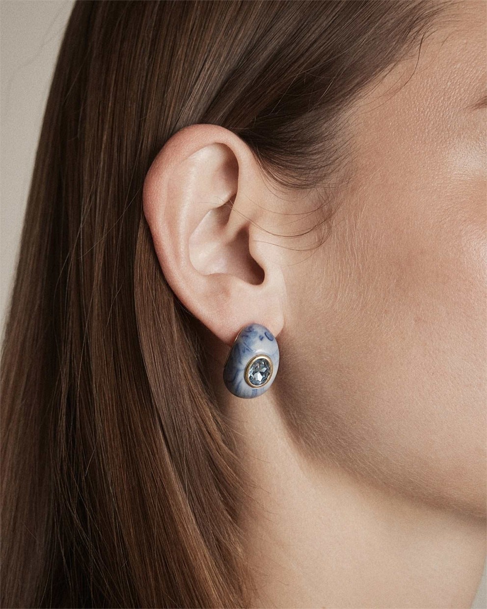 Destined Resin Hoop Earrings