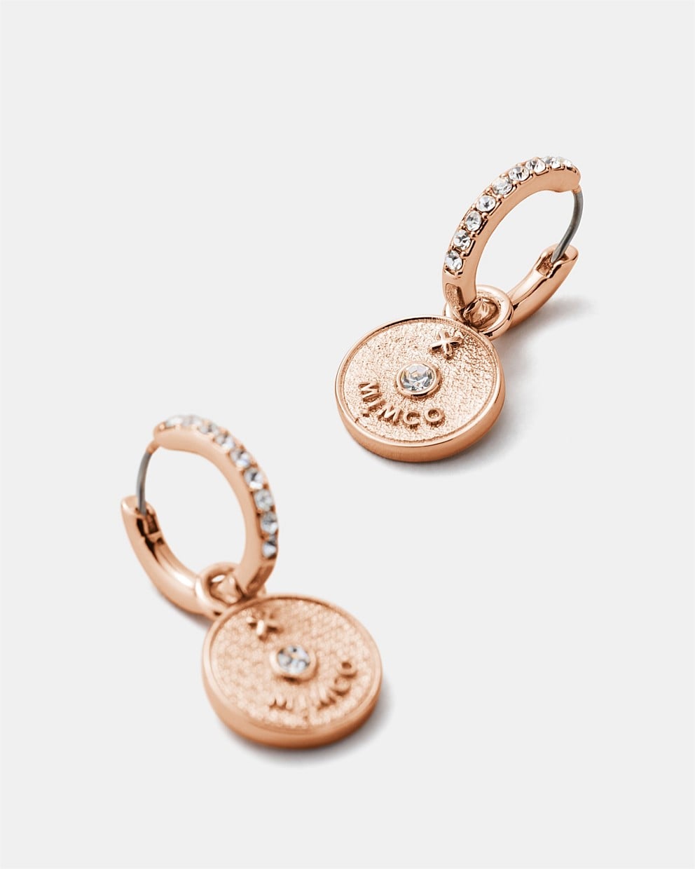 Amulet Charm Hoop Earrings