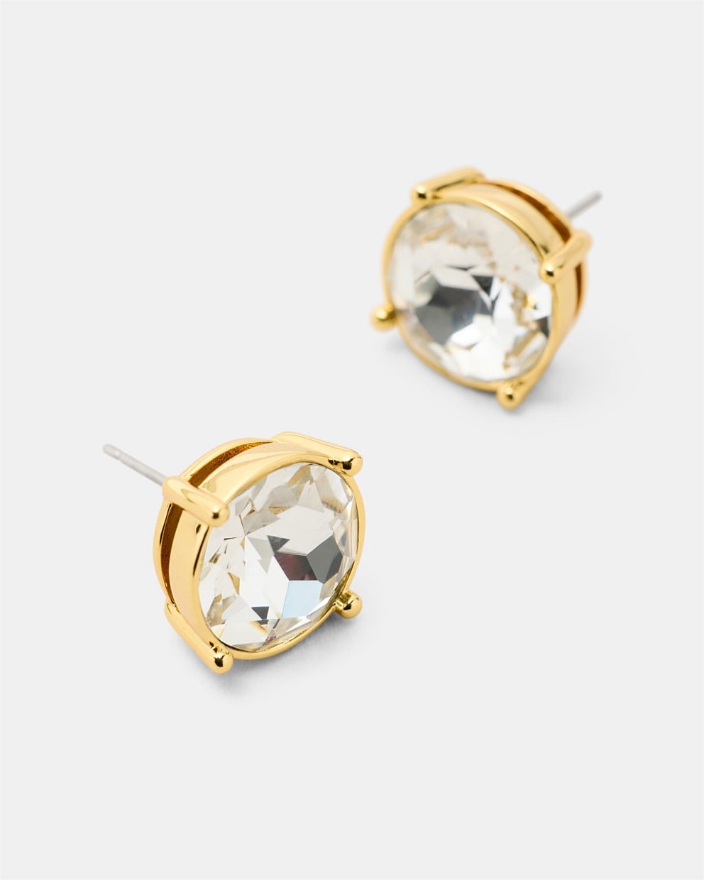 Glowy Crystal Stud Earrings