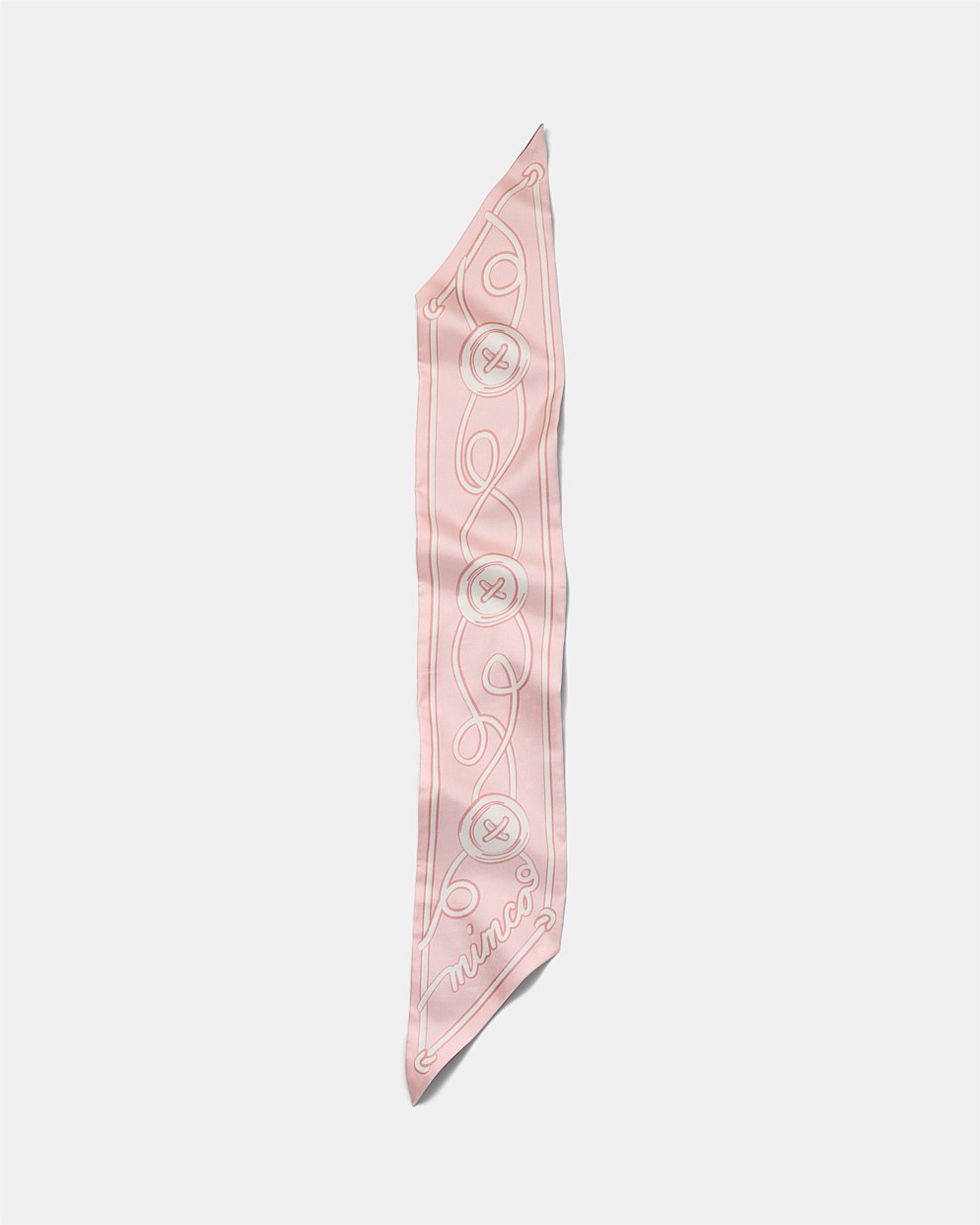 Mim Button Thin Scarf