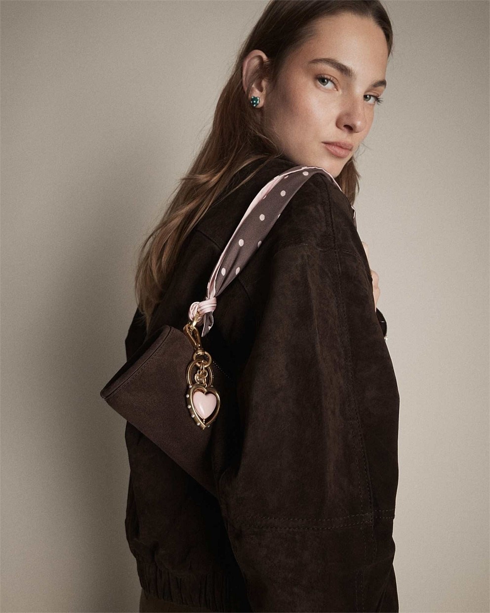 Mim Button Thin Scarf