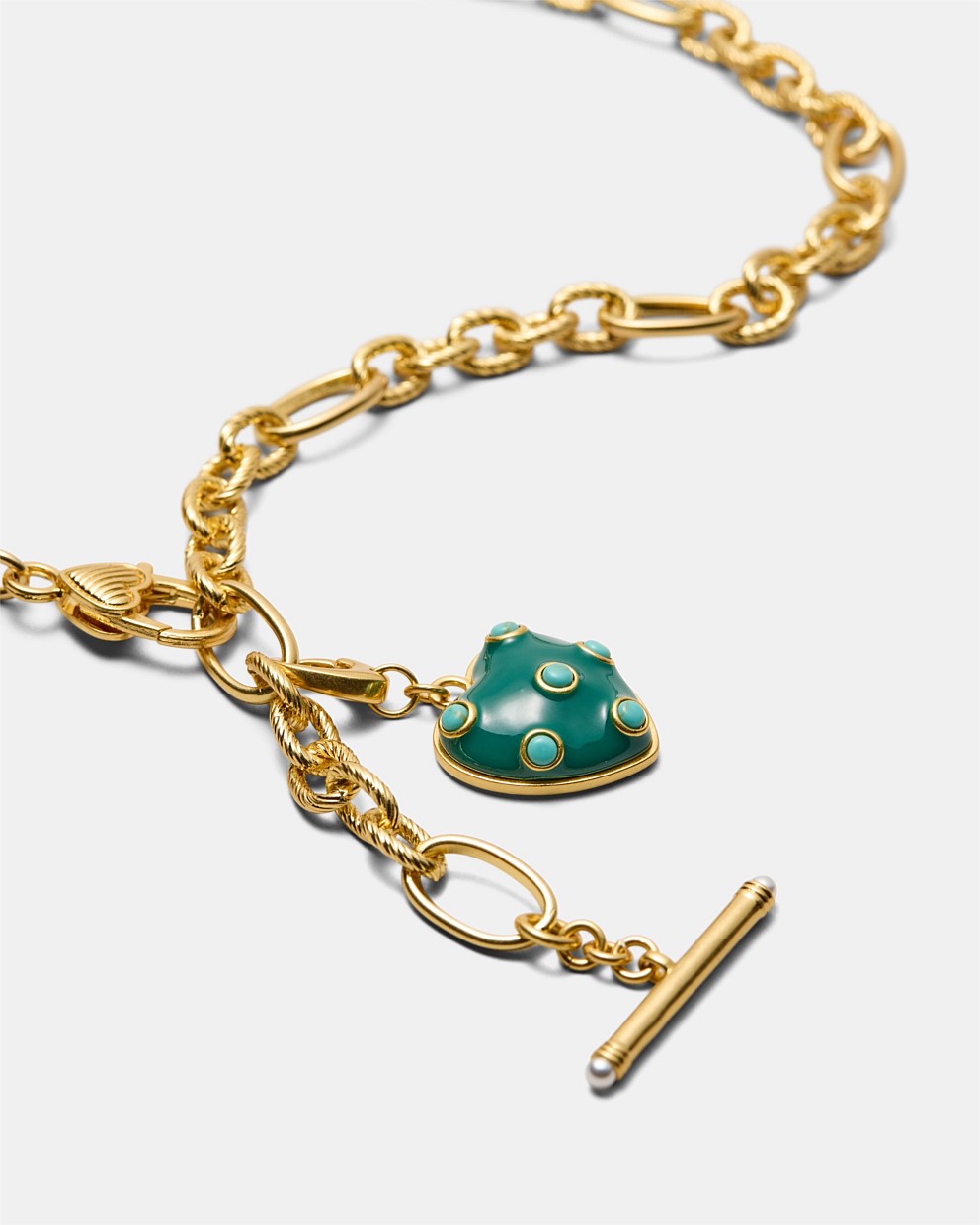 Polka Heart Necklace