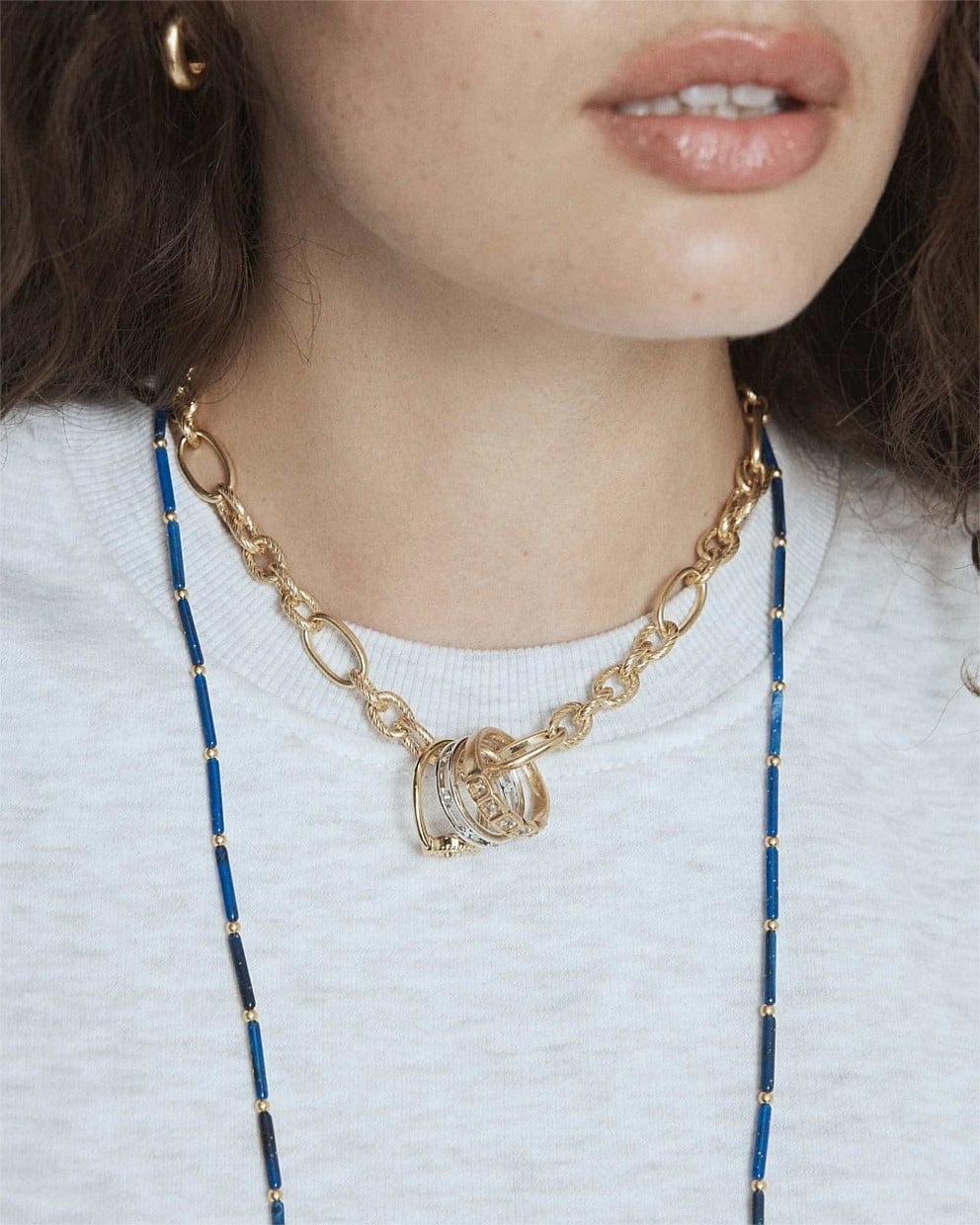 Polka Heart Necklace