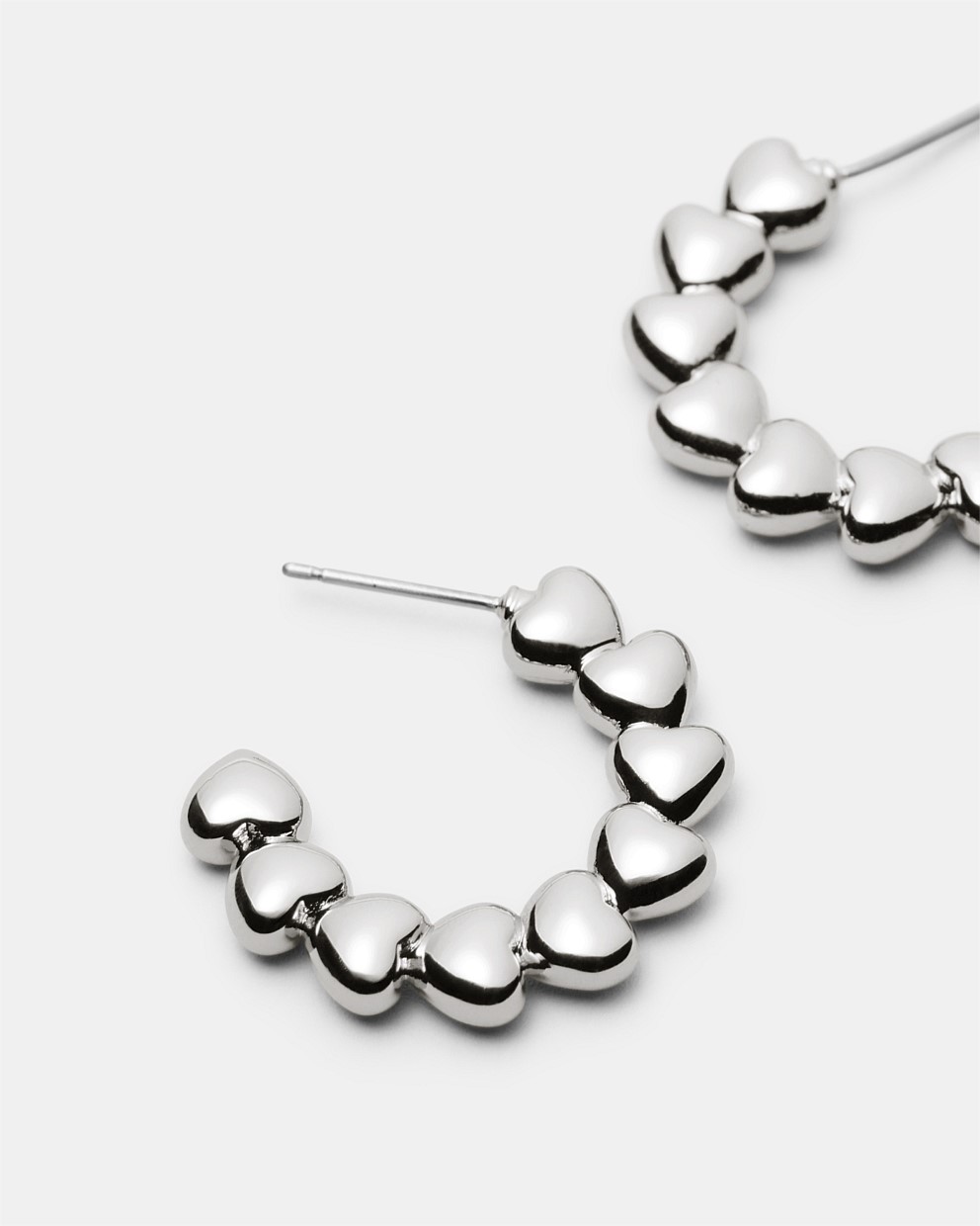 Fated Heart Hoop Earrings