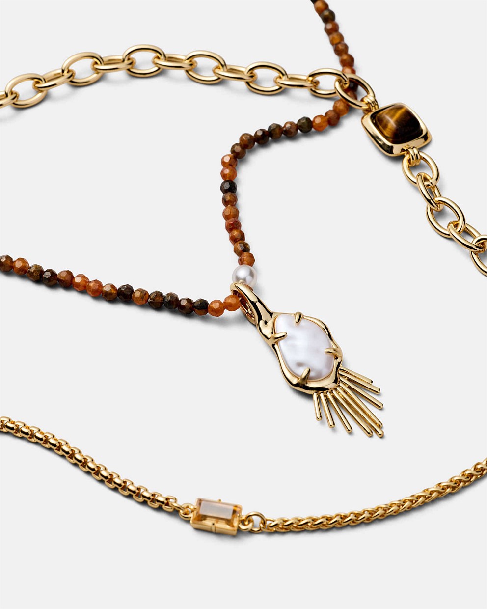 Sunray Trio Necklace