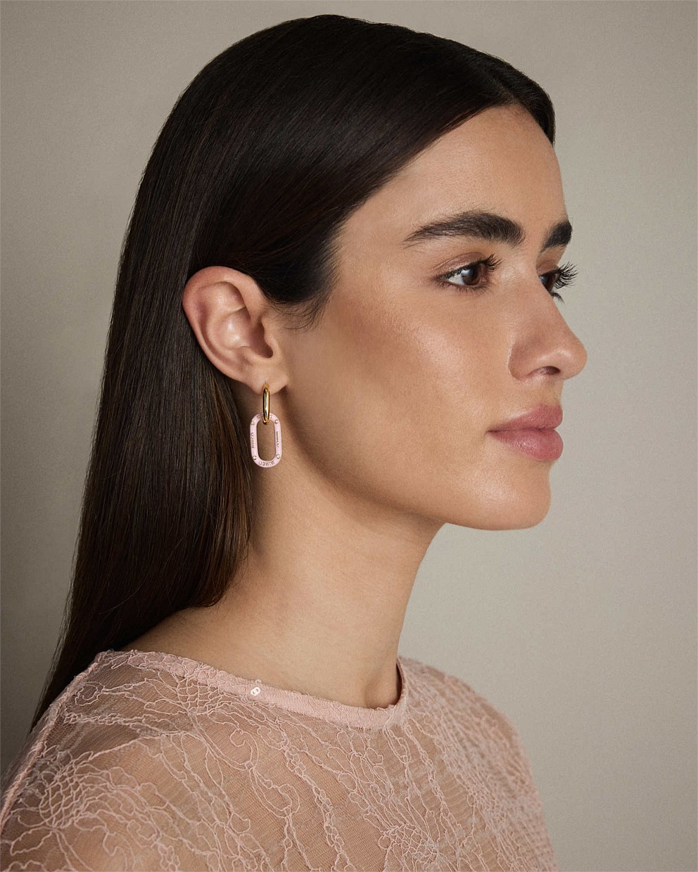 Linked Up Huggie Earrings