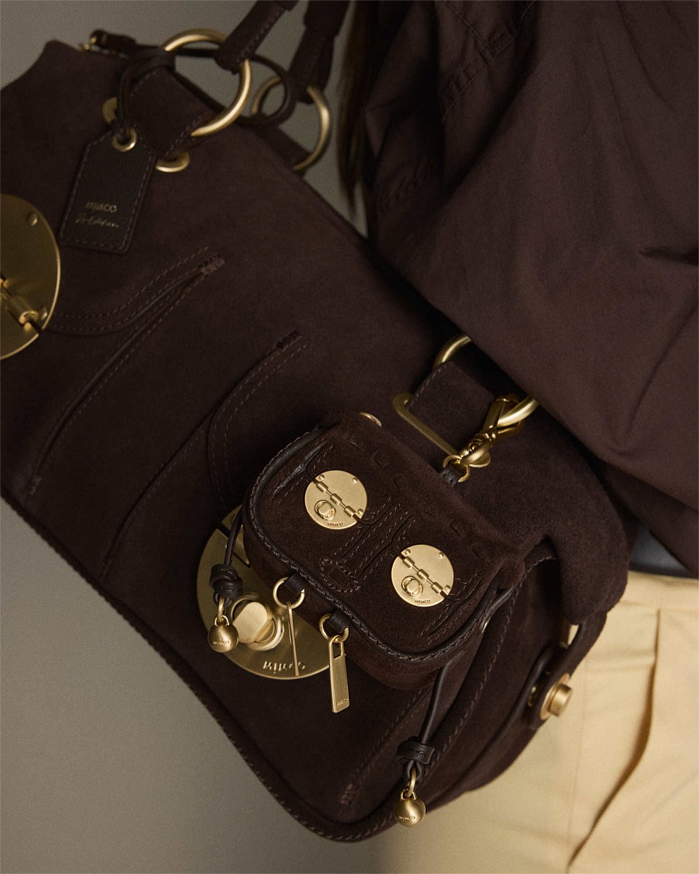 Turnlock Mini Bag Charm